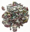 100 3x11mm Crystal Vitrail Dagger Beads